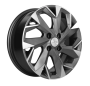 Легковой диск Khomen Wheels KHW1402 5,5x14 4x100 ET43 67,1 Gray-FP